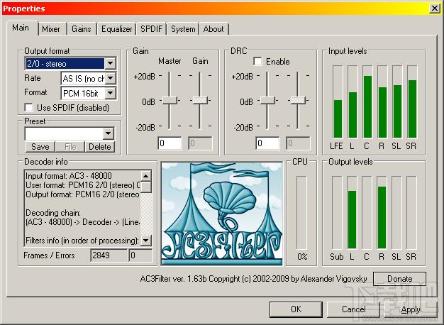 AC3Filter,AC3Filter下载,音频解码器