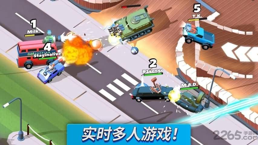 疯狂撞车王内购破解版下载,疯狂撞车王,竞速游戏,赛车游戏